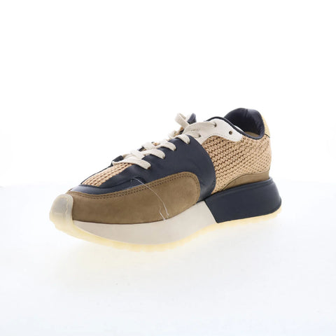 A.S. 98 Gary Womens Brown Leather Lace Up Lifestyle Sneakers Shoes