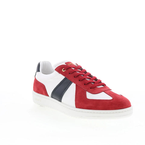 Greats GAT Low GATL01SG-GM5 Mens Red Leather Lifestyle Sneakers Shoes