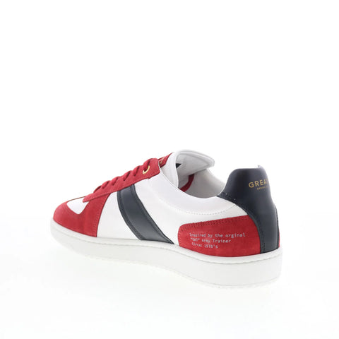 Greats GAT Low GATL01SG-GM5 Mens Red Leather Lifestyle Sneakers Shoes