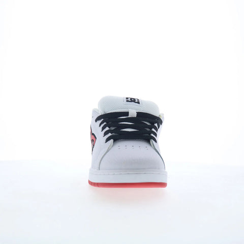 DC Gaveler DC01704270-WHTRED Mens White Leather Skate Inspired Sneakers Shoes