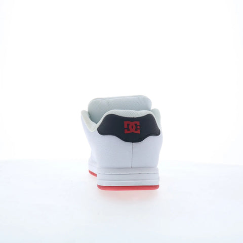 DC Gaveler DC01704270-WHTRED Mens White Leather Skate Inspired Sneakers Shoes