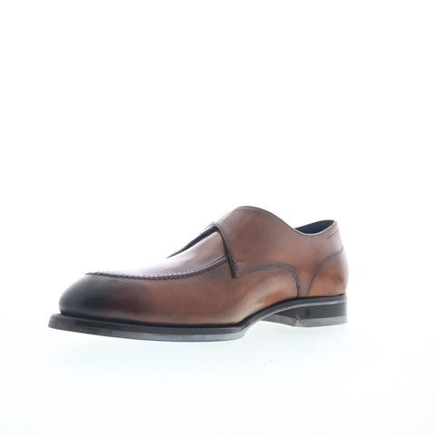 Di Bianco Gavello Lined Calfskin Mens Brown Loafers & Slip Ons Casual Shoes