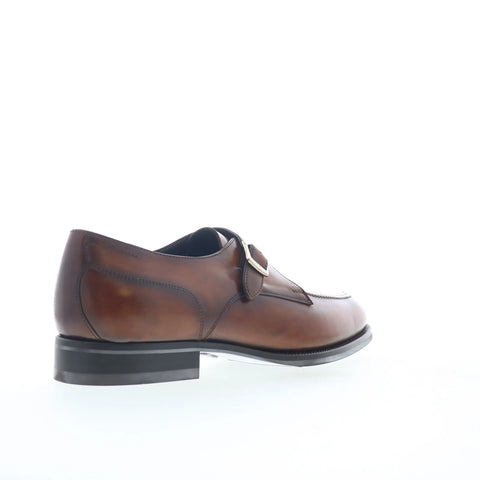 Di Bianco Gavello Lined Calfskin Mens Brown Loafers & Slip Ons Casual Shoes