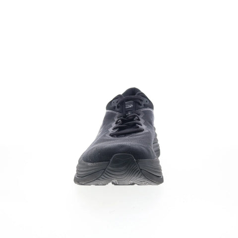 Hoka Gaviota 5 1127929-BBLC Mens Black Mesh Lace Up Athletic Running Shoes
