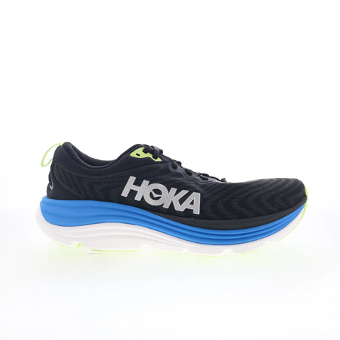 Hoka Gaviota 5 1127929-BTRC Mens Black Mesh Lace Up Athletic Running Shoes