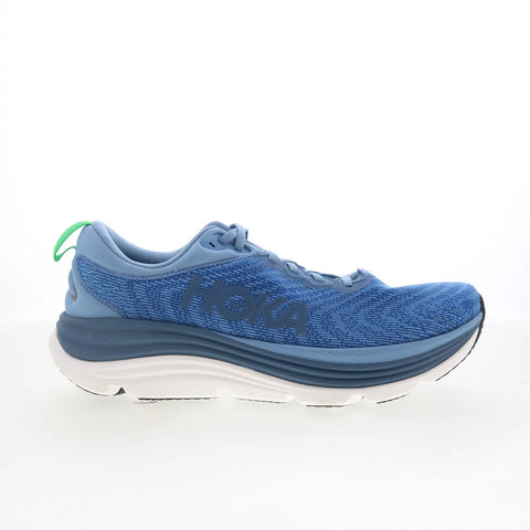 Hoka Gaviota 5 1127929-DHN Mens Blue Mesh Lace Up Athletic Running Shoes