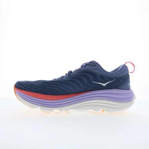 Hoka Gaviota 5 1134235-ARP Womens Blue Canvas Athletic Running Shoes