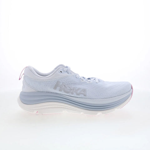 Hoka Gaviota 5 1134235-SCP Womens Blue Mesh Lace Up Athletic Running Shoes