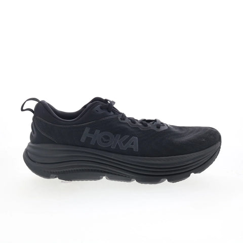Hoka Gaviota 5 Wide 1134234-BBLC Mens Black Wide Mesh Athletic Running Shoes
