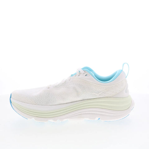 Hoka Gaviota 5 Wide 1134270-FTRS Womens White Wide Mesh Athletic Running Shoes