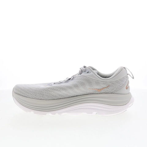 Hoka Gaviota 5 Wide 1134270-HMRG Womens Gray Wide Mesh Athletic Running Shoes