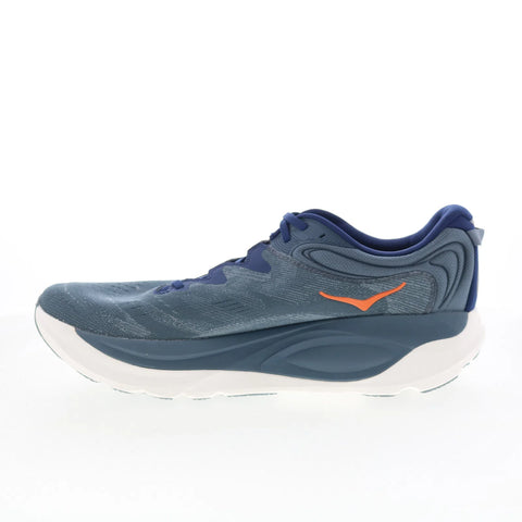 Hoka Gaviota 6 1171932-MLFD Mens Blue Canvas Lace Up Athletic Running Shoes