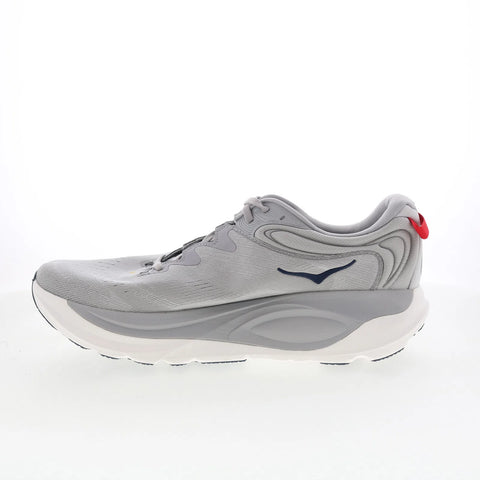 Hoka Gaviota 6 1171932-STLLR Mens Gray Canvas Lace Up Athletic Running Shoes