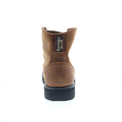 Georgia Boot Waterproof Wedge GB00124 Mens Brown Wide Work & Safety Boots