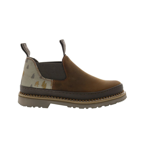 Georgia Sasquatch Romeo GB00611 Mens Brown Wide Leather Chelsea Boots