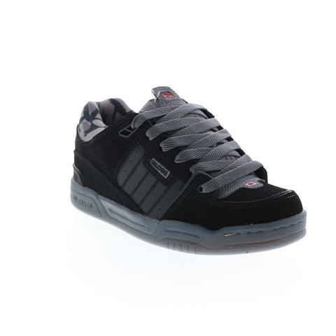 Globe Fusion GBFUS Mens Black Nubuck Lace Up Skate Inspired Sneakers Shoes