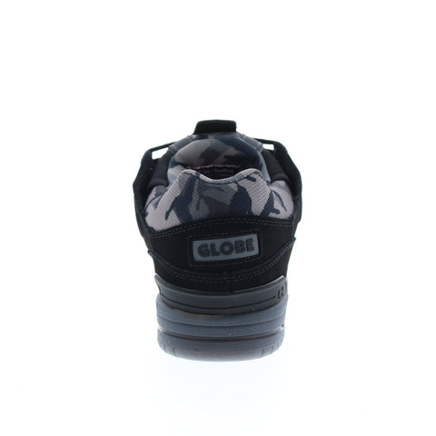 Globe Fusion GBFUS Mens Black Nubuck Lace Up Skate Inspired Sneakers Shoes