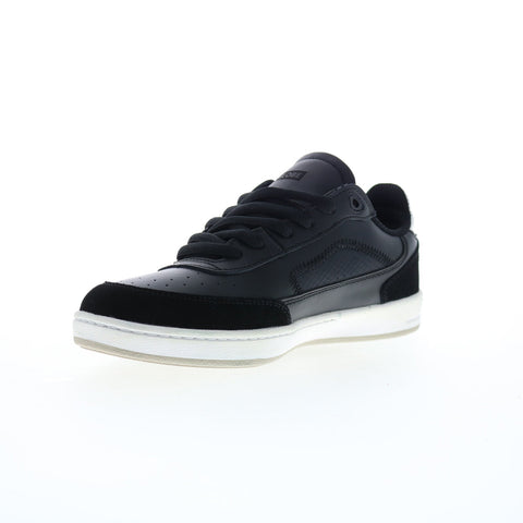 Globe Holand GBHOLAND Mens Black Leather Lace Up Skate Inspired Sneakers Shoes