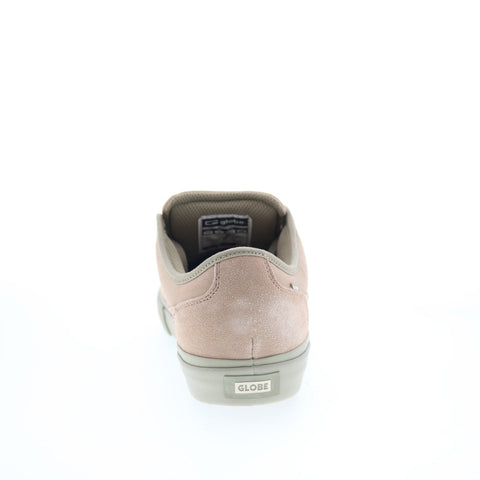 Globe Mahalo GBMAHALO Mens Beige Suede Skate Inspired Sneakers Shoes
