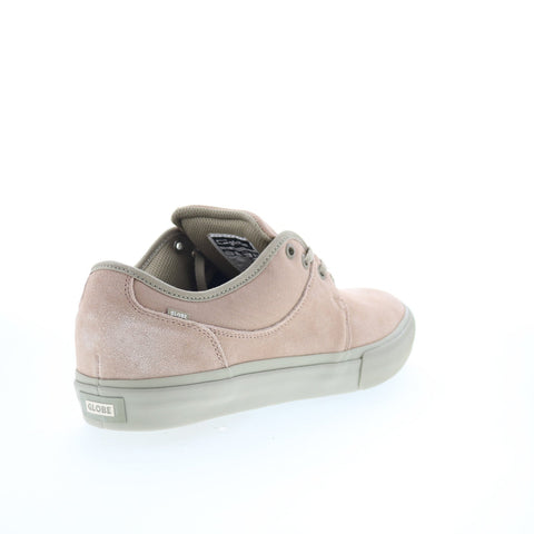 Globe Mahalo GBMAHALO Mens Beige Suede Skate Inspired Sneakers Shoes
