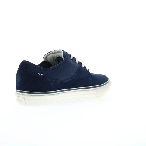 Globe Mahalo GBMAHALO Mens Blue Suede Lace Up Skate Inspired Sneakers Shoes