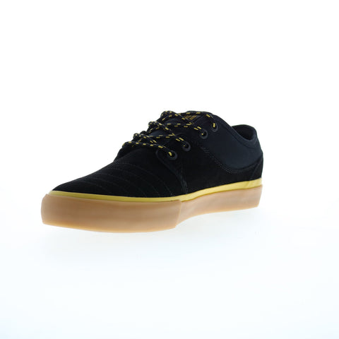 Globe Mahalo Plus GBMAHALOP Mens Black Suede Skate Inspired Sneakers Shoes