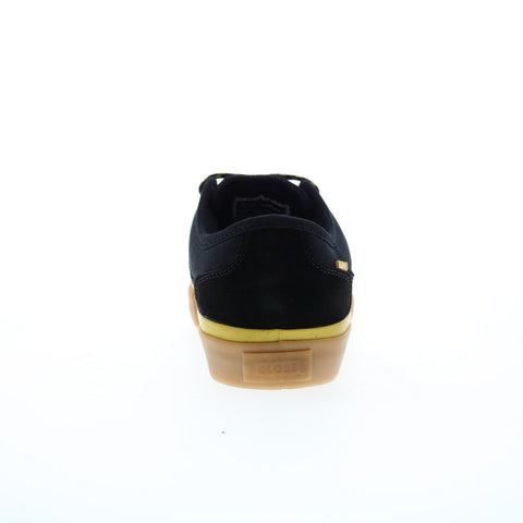 Globe Mahalo Plus GBMAHALOP Mens Black Suede Skate Inspired Sneakers Shoes