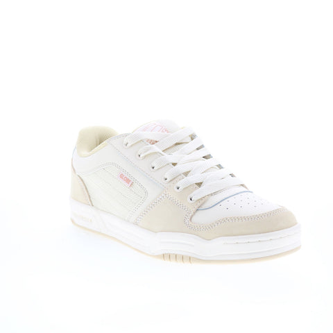 Globe Mojo 2.0 GBMOJO2 Mens White Suede Skate Inspired Sneakers Shoes