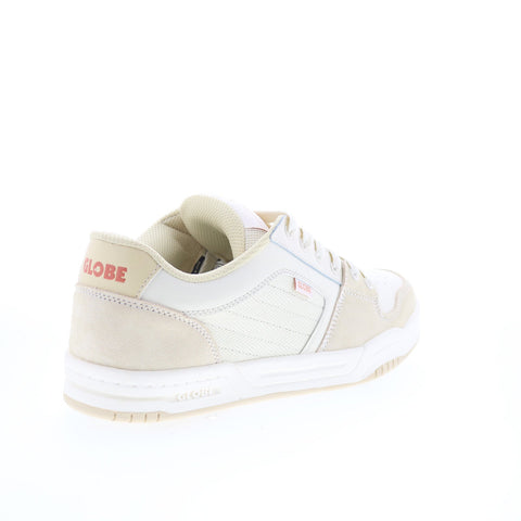 Globe Mojo 2.0 GBMOJO2 Mens White Suede Skate Inspired Sneakers Shoes