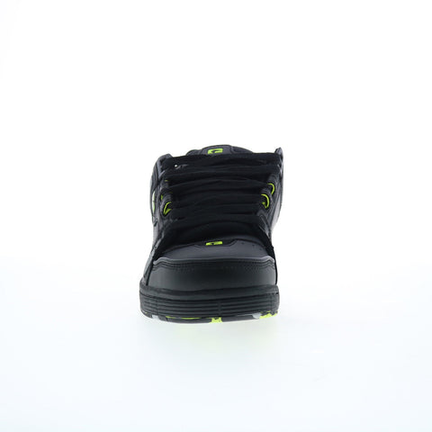 Globe Sabre GBSABR Mens Black Leather Lace Up Skate Inspired Sneakers Shoes