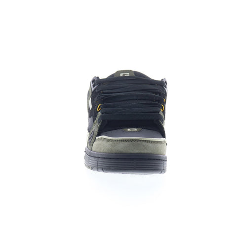 Globe Sabre GBSABR Mens Black Leather Lace Up Skate Inspired Sneakers Shoes