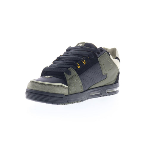 Globe Sabre GBSABR Mens Black Leather Lace Up Skate Inspired Sneakers Shoes