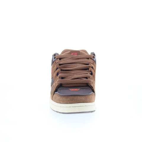 Globe Sabre GBSABR Mens Brown Suede Skate Inspired Sneakers Shoes