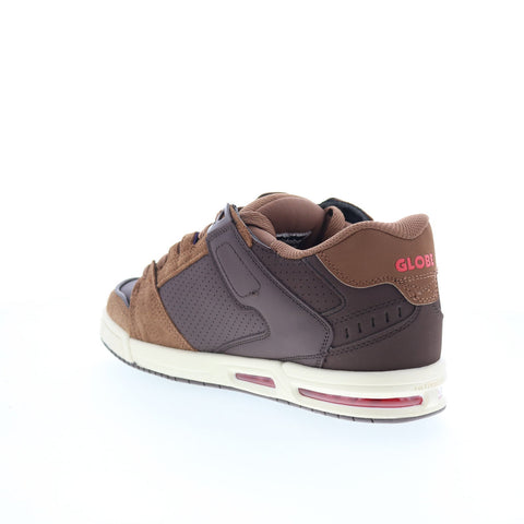 Globe Sabre GBSABR Mens Brown Suede Skate Inspired Sneakers Shoes