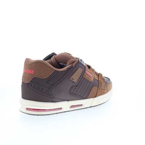 Globe Sabre GBSABR Mens Brown Suede Skate Inspired Sneakers Shoes