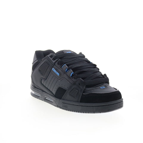 Globe Sabre GBSABR Mens Black Leather Skate Inspired Sneakers Shoes