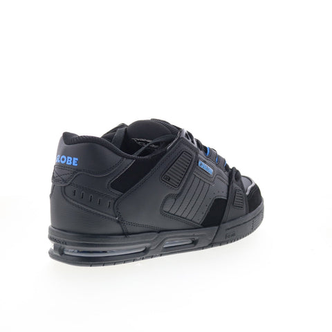 Globe Sabre GBSABR Mens Black Leather Skate Inspired Sneakers Shoes
