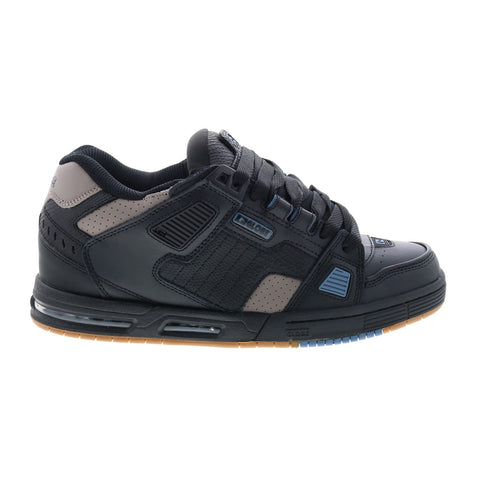 Globe Sabre GBSABR Mens Black Leather Lace Up Skate Inspired Sneakers Shoes