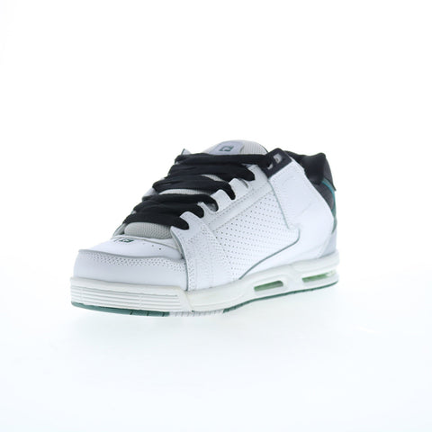 Globe Sabre GBSABR Mens White Leather Lace Up Skate Inspired Sneakers Shoes