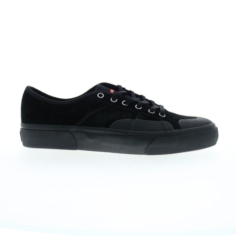 Globe Surplus GBSURP Mens Black Suede Lace Up Skate Inspired Sneakers Shoes
