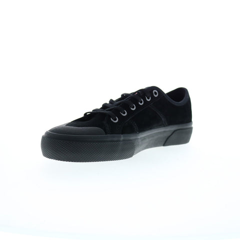 Globe Surplus GBSURP Mens Black Suede Lace Up Skate Inspired Sneakers Shoes