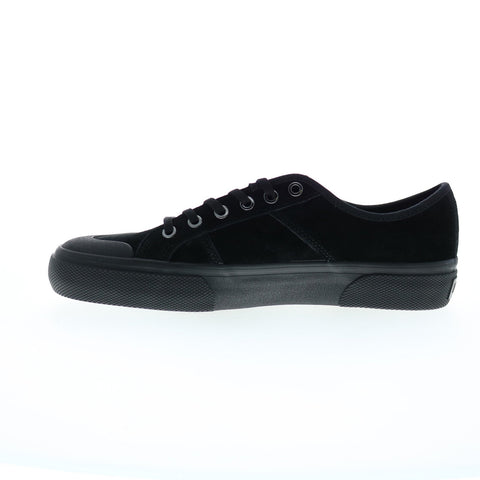 Globe Surplus GBSURP Mens Black Suede Lace Up Skate Inspired Sneakers Shoes