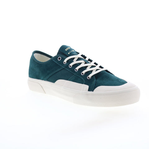Globe Surplus GBSURP Mens Green Suede Lace Up Skate Inspired Sneakers Shoes