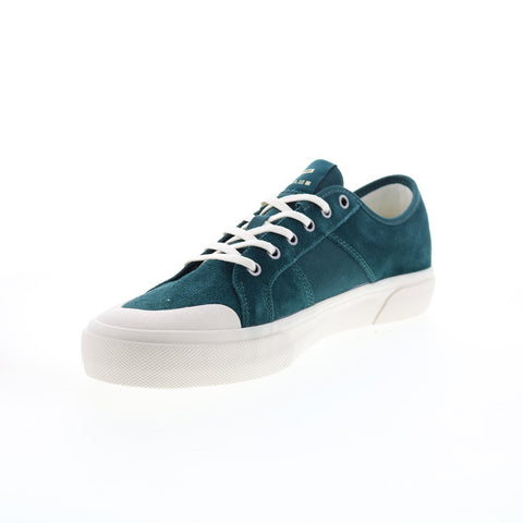 Globe Surplus GBSURP Mens Green Suede Lace Up Skate Inspired Sneakers Shoes