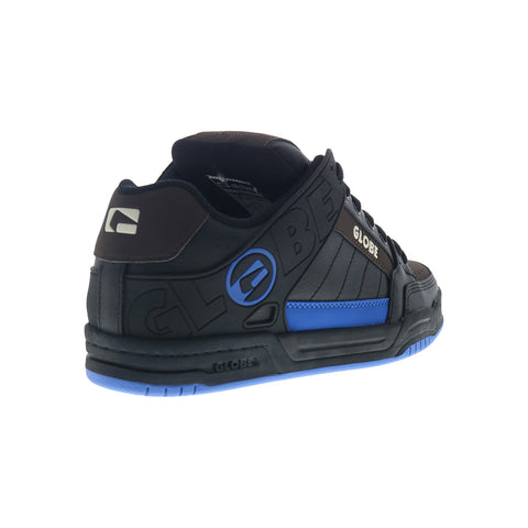 Globe Tilt GBTILT Mens Black Leather Lace Up Skate Inspired Sneakers Shoes