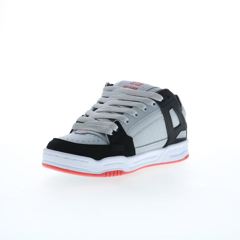 Globe Tilt GBTILT Mens Gray Leather Lace Up Skate Inspired Sneakers Shoes