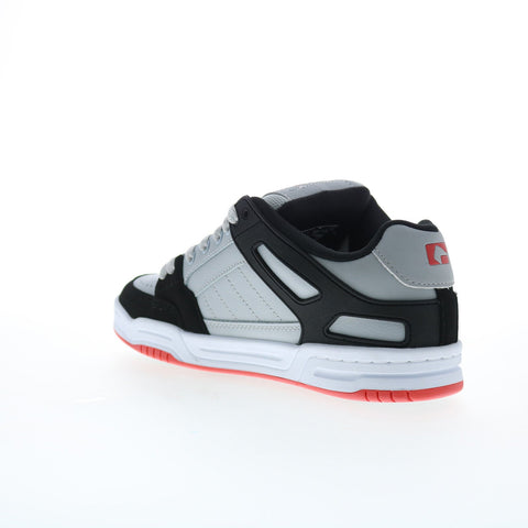 Globe Tilt GBTILT Mens Gray Leather Lace Up Skate Inspired Sneakers Shoes