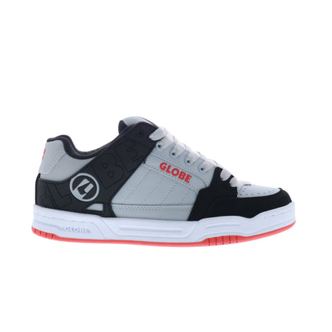 Globe Tilt GBTILT Mens Gray Leather Lace Up Skate Inspired Sneakers Shoes