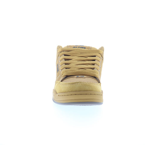 Globe Tilt GBTILT Mens Brown Leather Lace Up Skate Inspired Sneakers Shoes