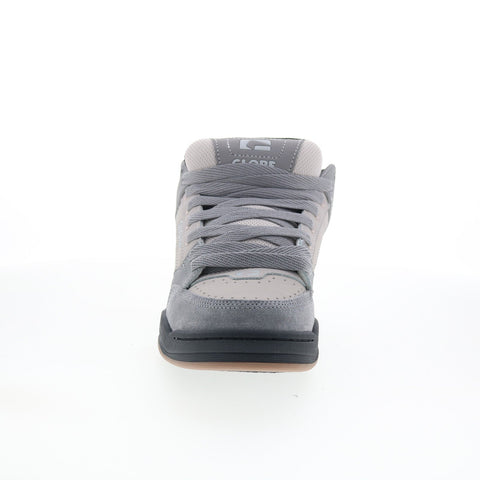 Globe Tilt GBTILT Mens Gray Suede Lace Up Skate Inspired Sneakers Shoes